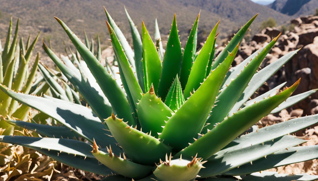 Aloe vera use for survival