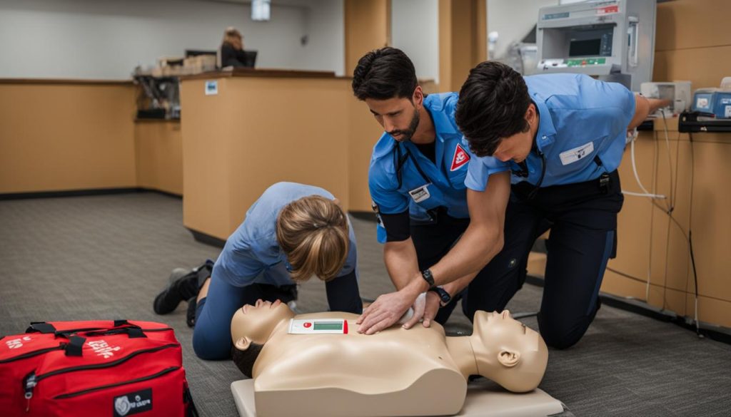 CPR training and AED maintenance