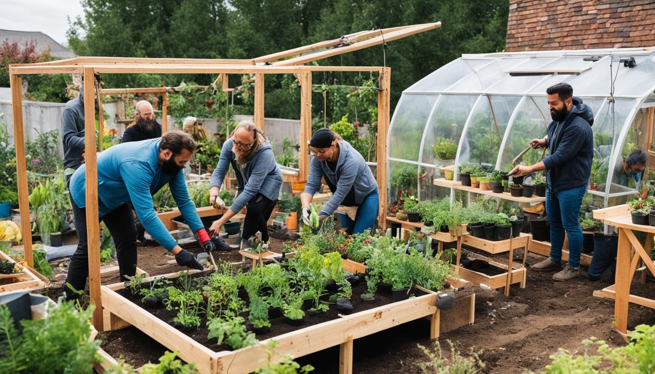 DIY cheap greenhouse preppers