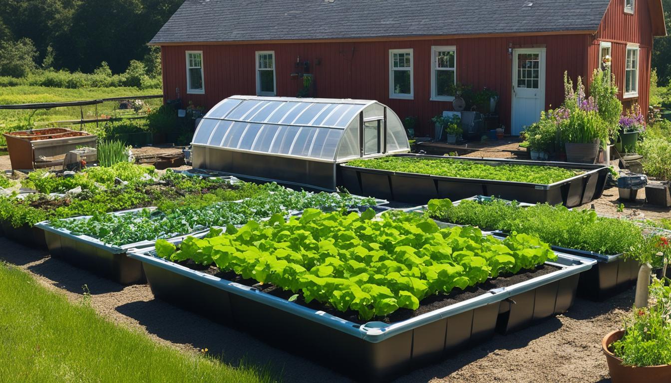 Sustainable Homesteading Aquaponic Food Systems