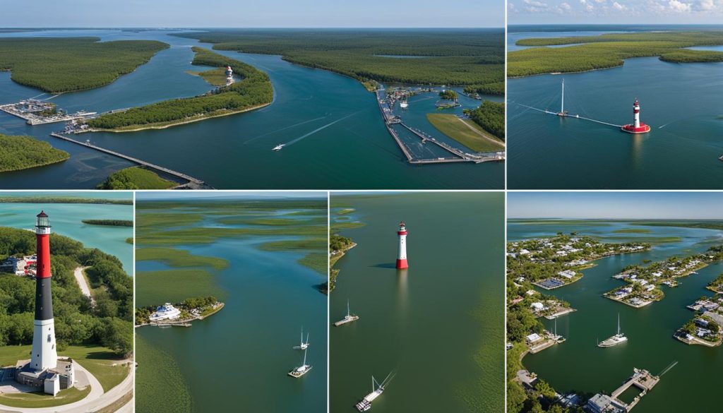 Intracoastal Waterway (ICW) navigational aids