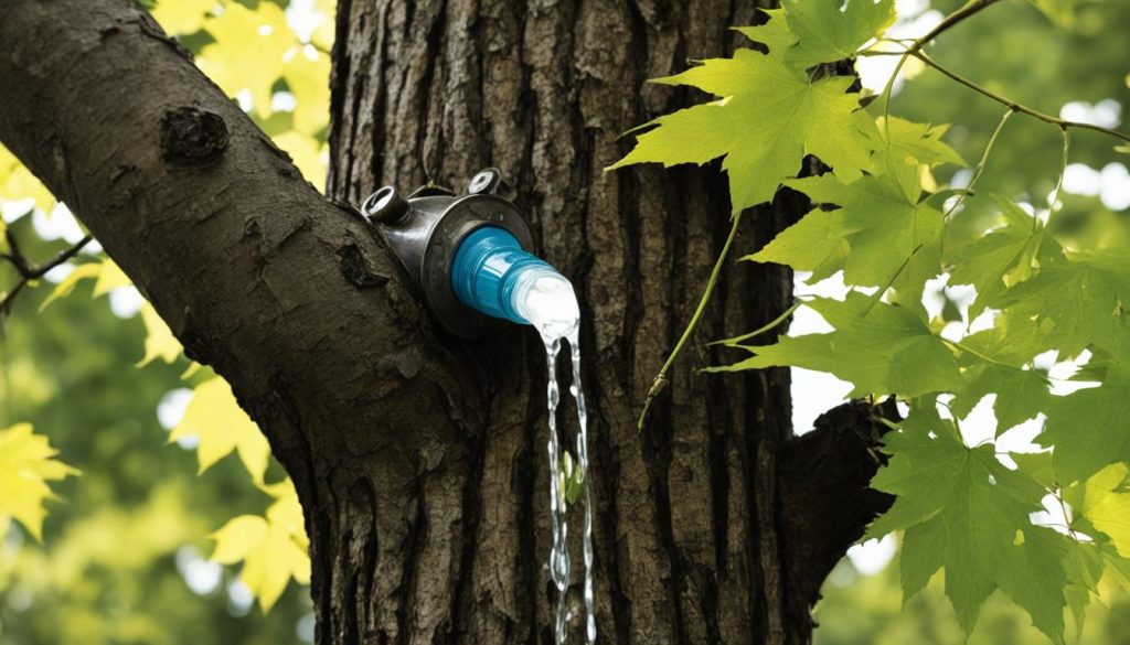 Tree water harvesting methods