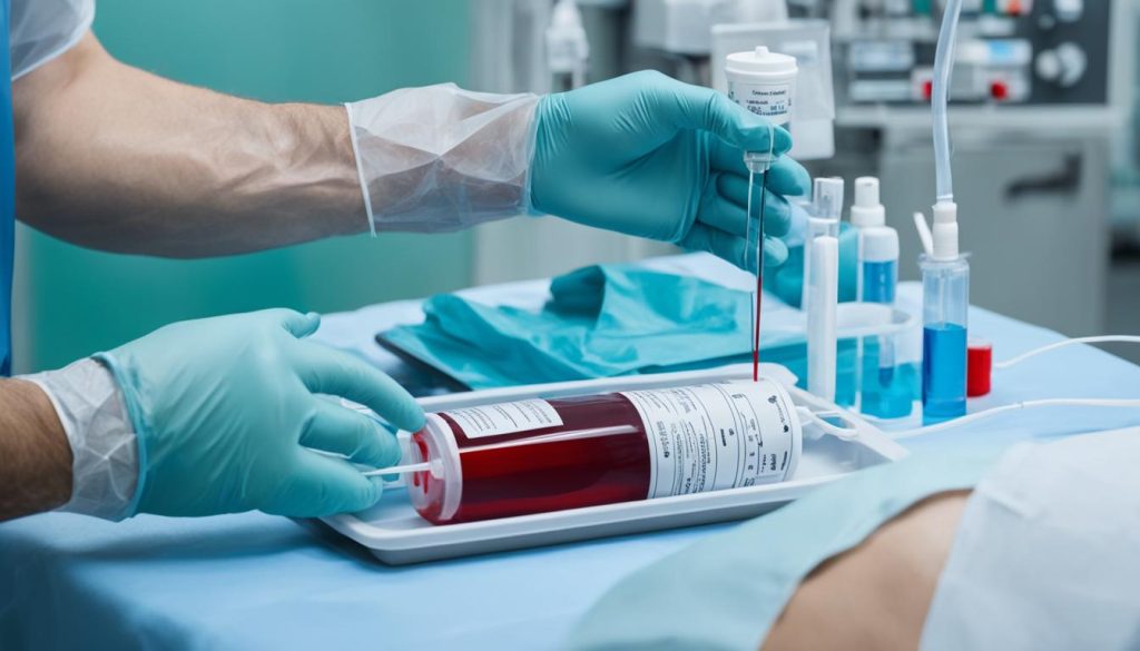 blood transfusion preparation