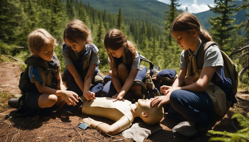 child wilderness survival training