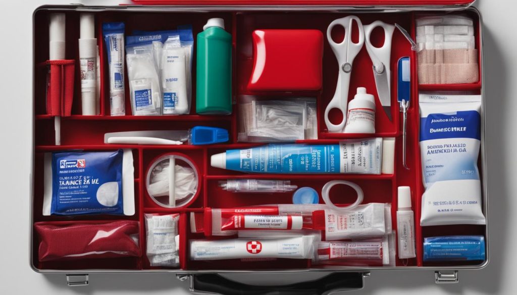 emergency first aid kit