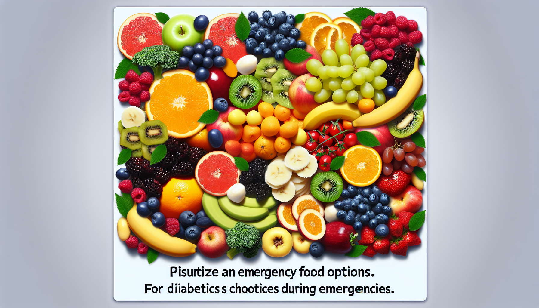 Emergency Food Options for Diabetics