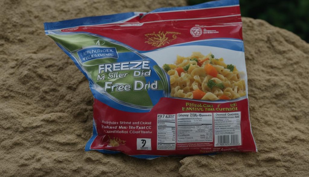 freeze-dried food