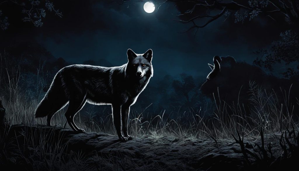 hunting animals at night