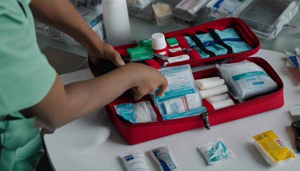 packing a first aid kit