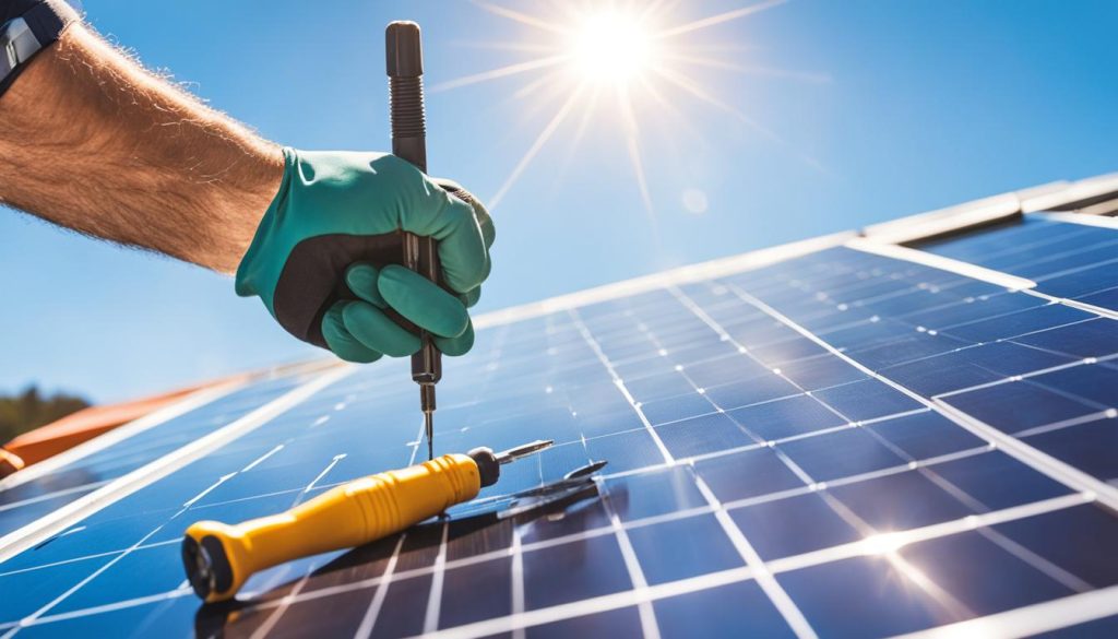 professional solar panel repairs