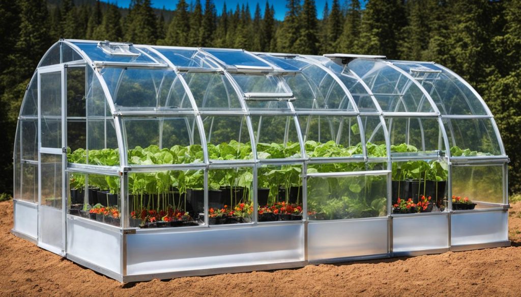 self-sustaining greenhouse for preppers