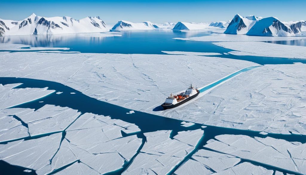 shipping routes in the Arctic