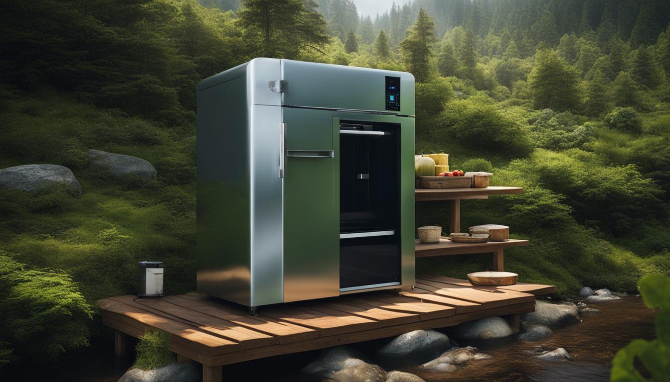 What are eco-friendly off-grid refrigeration methods?