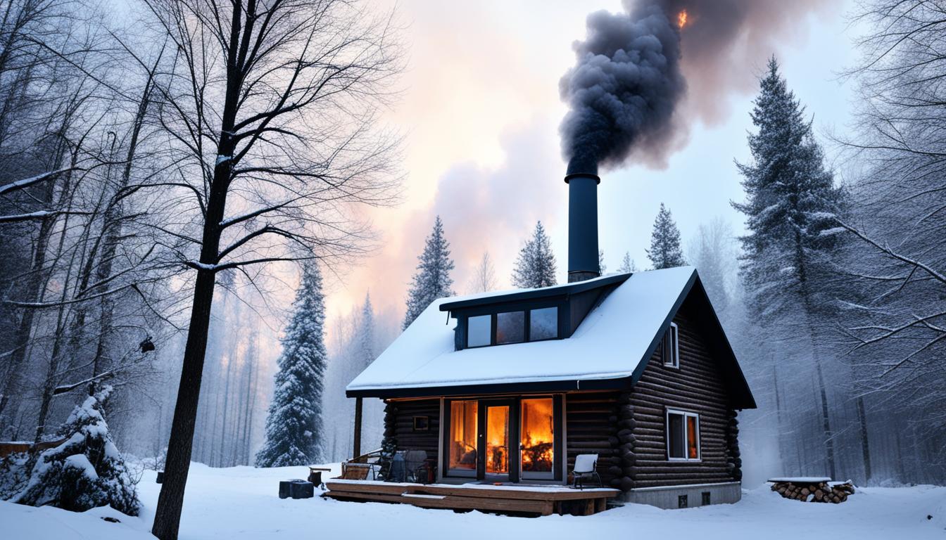 What are the challenges of off-grid living in winter?