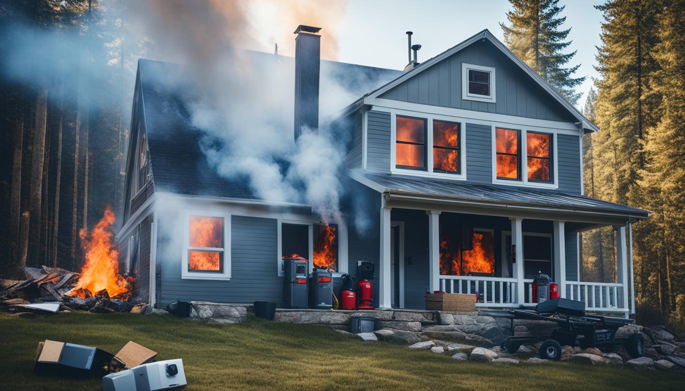 How to ensure fire safety in off-grid homes?